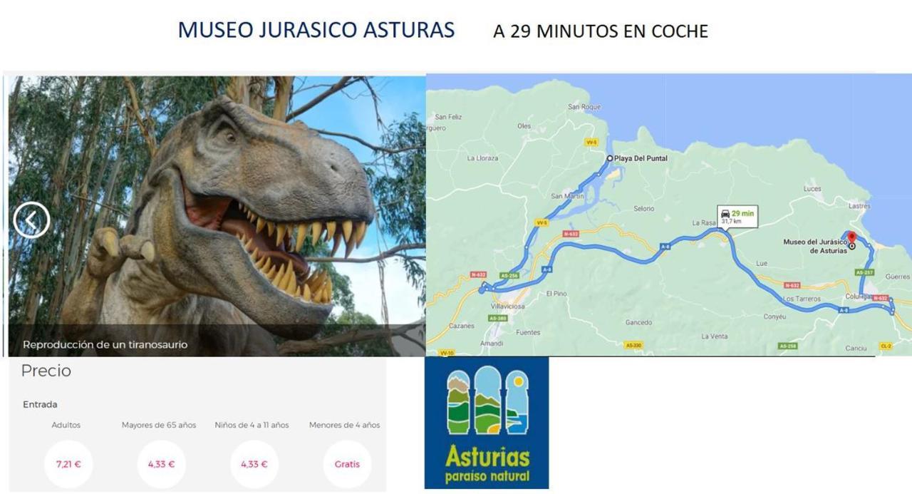 Playa Del Puntal Villaviciosa Asturias Lujo Primera Linea Playa Zewnętrze zdjęcie